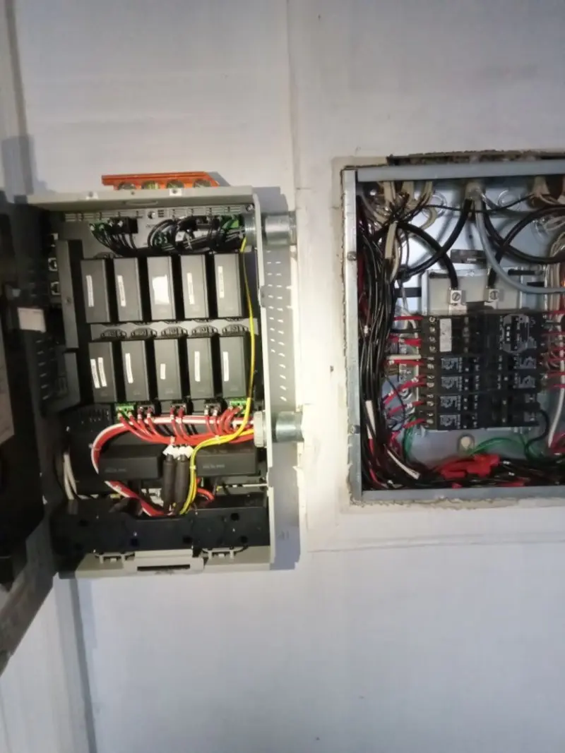 Electrical panel upgrade completed for Indoor Lighting Installation in Maplewood